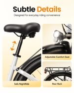 Qlife Cityone Plus Electric Bike for Adults, 1200W Peak Motor - Image 6