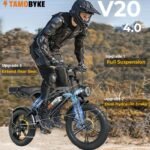 Tamobyke V20 Pro Electric Bike, 1500W Motor, 48V 18.2Ah Battery, Long-Range Commuter E-Bike - Image 5