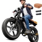 SISIGAD Electric Bike for Adults, 1500W Peak Motor, 48V 15/30Ah Battery, 100-Mile Range, 20" Fat Tires, Full Suspension
