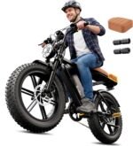 SISIGAD Electric Bike for Adults, 1500W Peak Motor, 48V 15/30Ah Battery, 100-Mile Range, 20" Fat Tires, Full Suspension