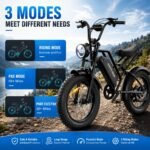 Happyrun G50 Electric Bike for Adults, 1500W Motor, 48V 18Ah Battery, 68+ Mile Range, Long-Range E-Bike - Image 6