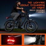 Feifayzx Electric Bike for Adults, 1500W Peak Motor, 35 MPH, 60-Mile Range, 20x4" Fat Tires, 7-Speed, Hydraulic Disc Brakes - Image 7