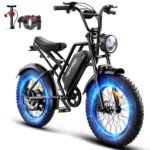 Happyrun G50 Electric Bike for Adults, 1500W Motor, 48V 18Ah Battery, 68+ Mile Range, Long-Range E-Bike