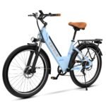 Aelith 26" Electric Bike for Adults, Commuter E-Bike for Women, City Electric Bicycle