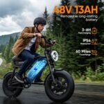 URLIFE 16" Electric Bike for Adults & Teens, 1000W Motor, 28 MPH, 48V 13Ah Battery, Dirt/Mountain E-Bike, UL 2849 - Image 3