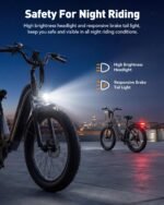 Hopepeak C30 Electric Bike, 1800W Peak Motor, 24" Fat Tires, 48V 15.6Ah Battery, 75-Mile Range, 7-Speed, Step-Through - Image 11
