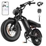 VOLTVOGUE Electric Bike, Full Suspension, 1500W Peak Motor, 70-Mile Range, 48V Removable Battery, Fat Tires, App Control