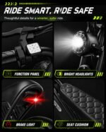 Electric Bike for Adults, 2500W Peak Motor, 32 MPH, 65-Mile Range, 48V 20Ah Battery, 20" Fat Tires, NFC Unlock - Image 8