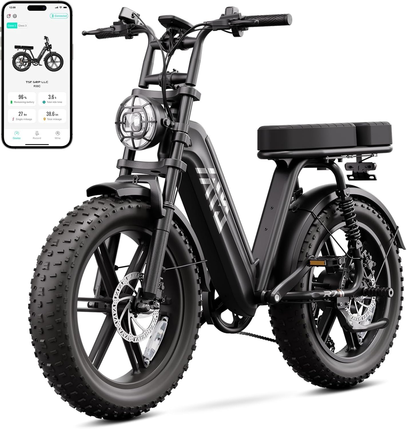 71zQG3_1A_L TST R7 Electric Bike for Adults, 48V 15Ah Battery, Urban Commuter E-Bike - Image 1