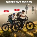 EcoE 9000W Dual Motor Electric Bike, 52 MPH, 60V 32Ah Battery, 26x4" Fat Tires, High-Power Off-Road E-Bike - Image 7