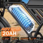 ASKGO Electric Bike for Adults & Teens, 2500W Peak, 36 MPH, 65-Mile Range, 48V 20Ah Battery, 20" Fat Tires, NFC Unlock - Image 2