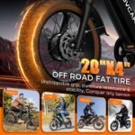 Movcan V30 Pro Max Electric Bike, 4000W Peak, 3000W Dual Motor, Fat Tire Off-Road E-Bike - Image 4
