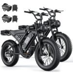 ASKGO Electric Bike for Adults & Teens, 2500W Peak, 36 MPH, 65-Mile Range, 48V 20Ah Battery, 20" Fat Tires, NFC Unlock