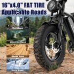 VOLTVOGUE Electric Bike, Full Suspension, 1500W Peak Motor, 70-Mile Range, 48V Removable Battery, Fat Tires, App Control - Image 6