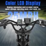 VOLTVOGUE Electric Bike, Full Suspension, 1500W Peak Motor, 70-Mile Range, 48V Removable Battery, Fat Tires, App Control - Image 4
