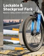 ACTBEST Core ST 2.0 Electric Bike, 1200W Peak Motor, 48V 10.4Ah Battery, 55-Mile Range, 26" Wheels, 7-Speed, Step-Through - Image 4