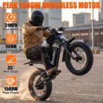 ZorixBike M9 Electric Bike for Adults, NFC Unlock, Fat Tire E-Bike, UL 2849 Certified - Image 2