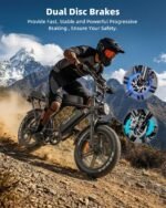 OUXI V8 Electric Bike for Adults, 1000W/1500W Peak Motor, 10.4/15/30Ah Battery, Fat Tire E-Bike - Image 5