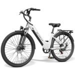 ACTBEST Core ST 2.0 Electric Bike, 1200W Peak Motor, 48V 10.4Ah Battery, 55-Mile Range, 26" Wheels, 7-Speed, Step-Through