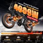 Movcan V30 Pro Max Electric Bike, 4000W Peak, 3000W Dual Motor, Fat Tire Off-Road E-Bike - Image 2