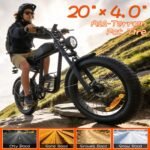 Feifayzx Electric Bike for Adults, 1500W Peak Motor, 35 MPH, 60-Mile Range, 20x4" Fat Tires, 7-Speed, Hydraulic Disc Brakes - Image 5