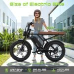 SISIGAD Electric Bike for Adults, 1500W Peak Motor, 48V 15/30Ah Battery, 100-Mile Range, 20" Fat Tires, Full Suspension - Image 7