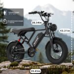 VOLTVOGUE Electric Bike, Full Suspension, 1500W Peak Motor, 70-Mile Range, 48V Removable Battery, Fat Tires, App Control - Image 8