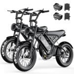 ASKGO Electric Bike for Adults & Teens, 2500W Peak, 36 MPH, 65-Mile Range, 48V 20Ah Battery, 20" Fat Tires, NFC Unlock