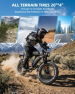 OUXI V8 Electric Bike for Adults, 1000W/1500W Peak Motor, 10.4/15/30Ah Battery, Fat Tire E-Bike - Image 6