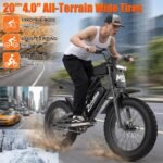 ZorixBike M9 Electric Bike for Adults, NFC Unlock, Fat Tire E-Bike, UL 2849 Certified - Image 4