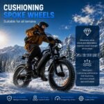 Happyrun G50 Electric Bike for Adults, 1500W Motor, 48V 18Ah Battery, 68+ Mile Range, Long-Range E-Bike - Image 7